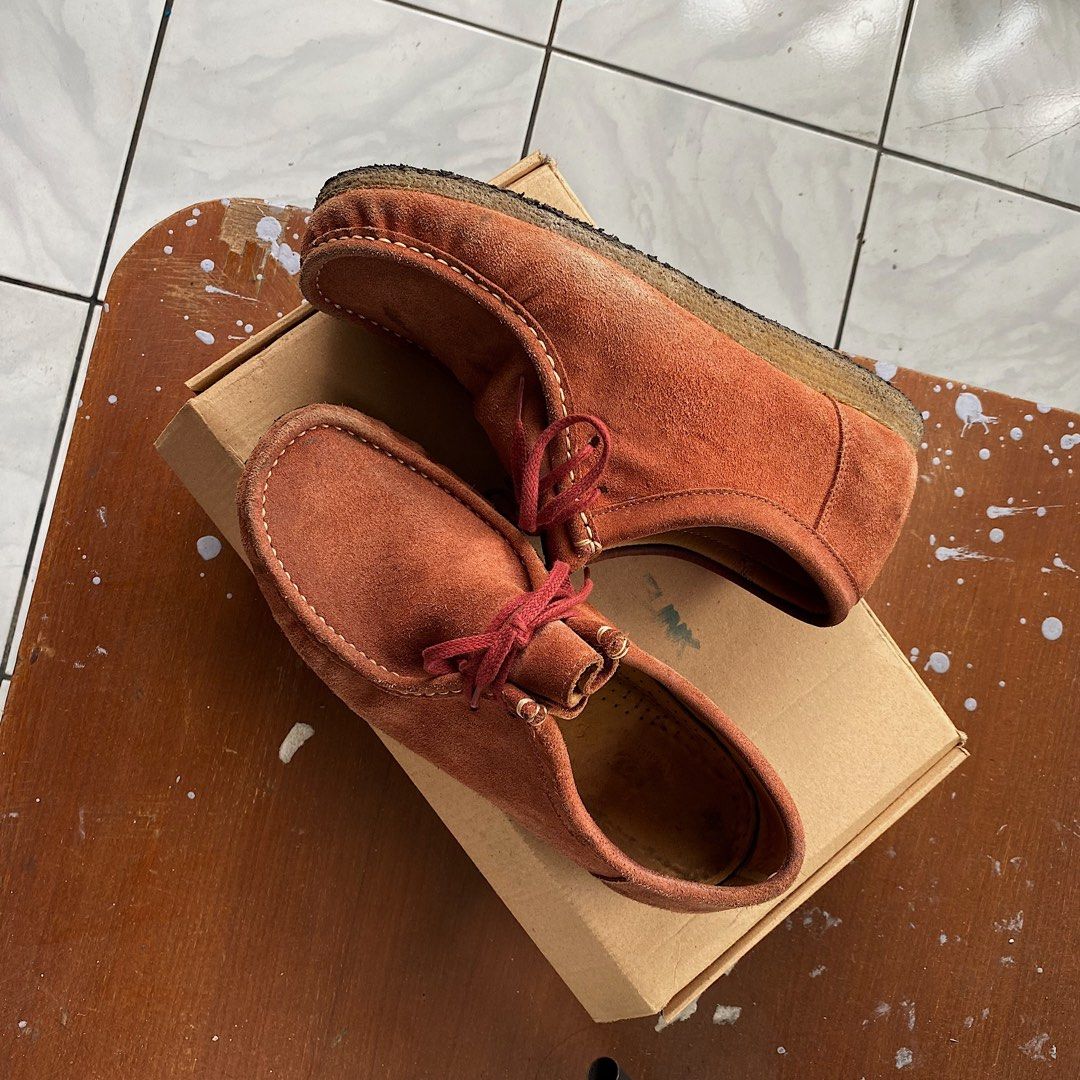 Peach wallabees hotsell