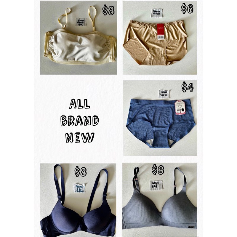 Clearance - Panties & bras, Women's Fashion, New Undergarments & Loungewear  on Carousell