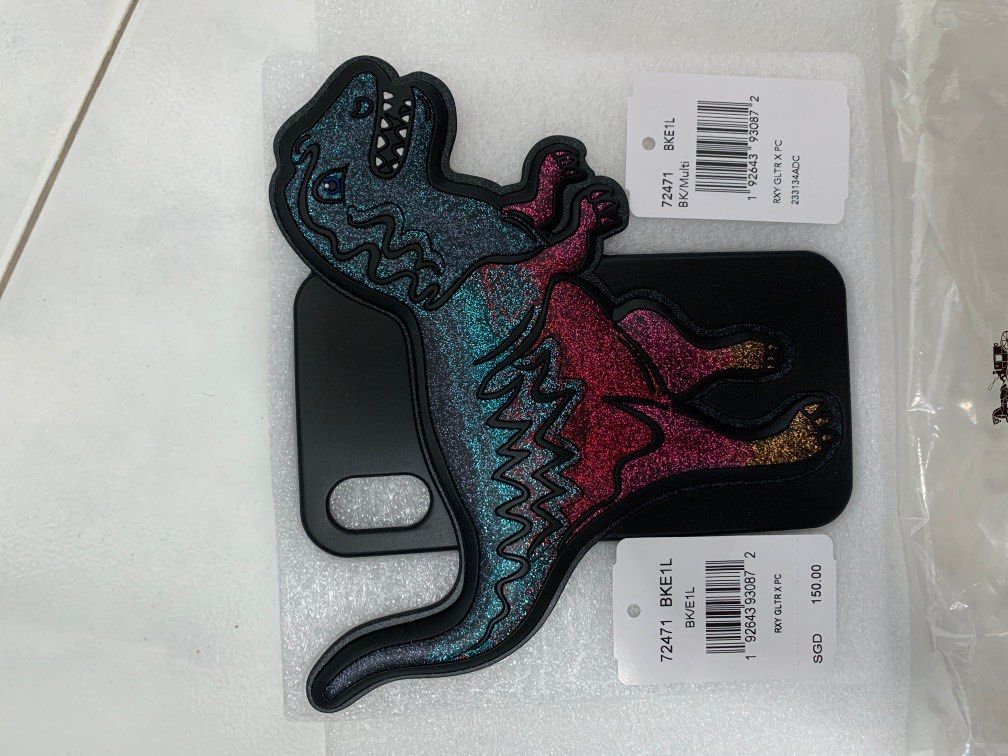 Coach Dinosaur iPhone X phone case, Mobile Phones & Gadgets, Mobile &  Gadget Accessories, Cases & Sleeves on Carousell
