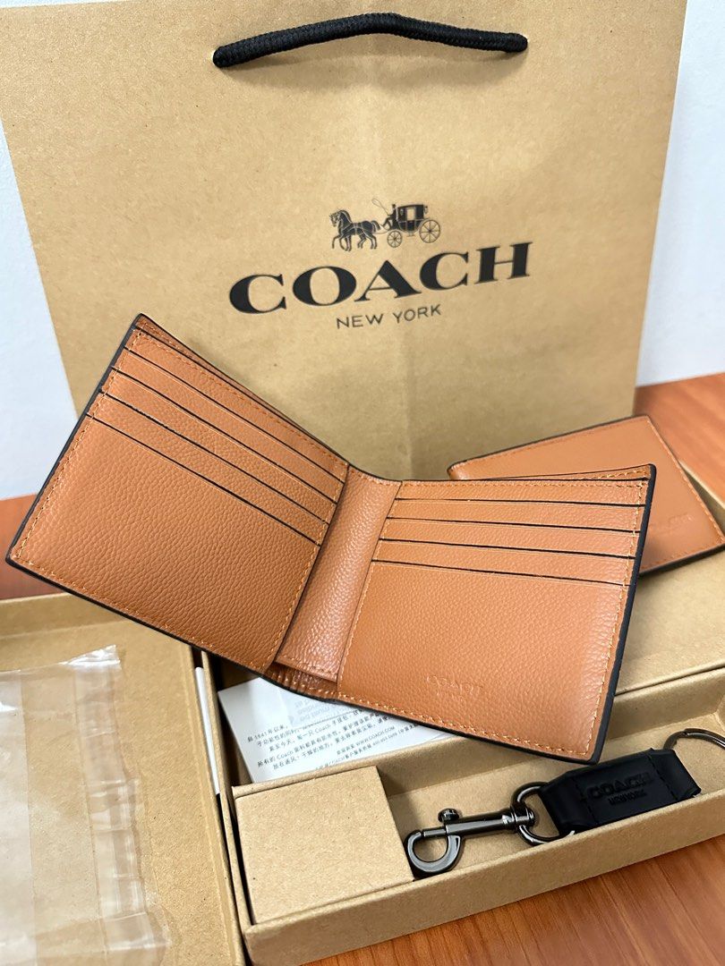 Coach Men Wallet Gift Set, Men's Fashion, Watches & Accessories
