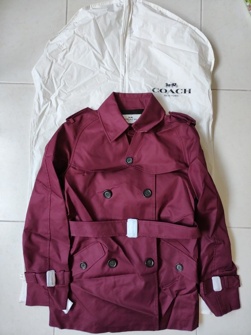 Coach Trench Coat Women s Fashion Tops Other Tops on Carousell