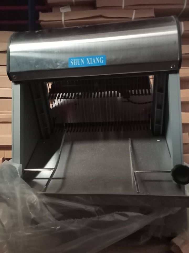 COMMERCIAL BREAD SLICER MACHINE EPA-65 (Category: Breadmakers) located in Taguig. Submitted by mgracelim38484 (Listing ID 1247977462, Image 1). Description: ARE YOU LOOKING FOR "BREAD SLICER" SUITABLE FOR UR BUSINESS? TRY OUR VERY AFFORDABLE AND GOOD QUALITY PRODUCT! WAREHOUSE SUPPLIER HERE! GRAB IT NOW! Specifications Model: 302-12mm Voltage: 220v Power: 0.37kw Net Weight: 70kg Pick up or delivery; Shipping fee is not included Item's directly fr