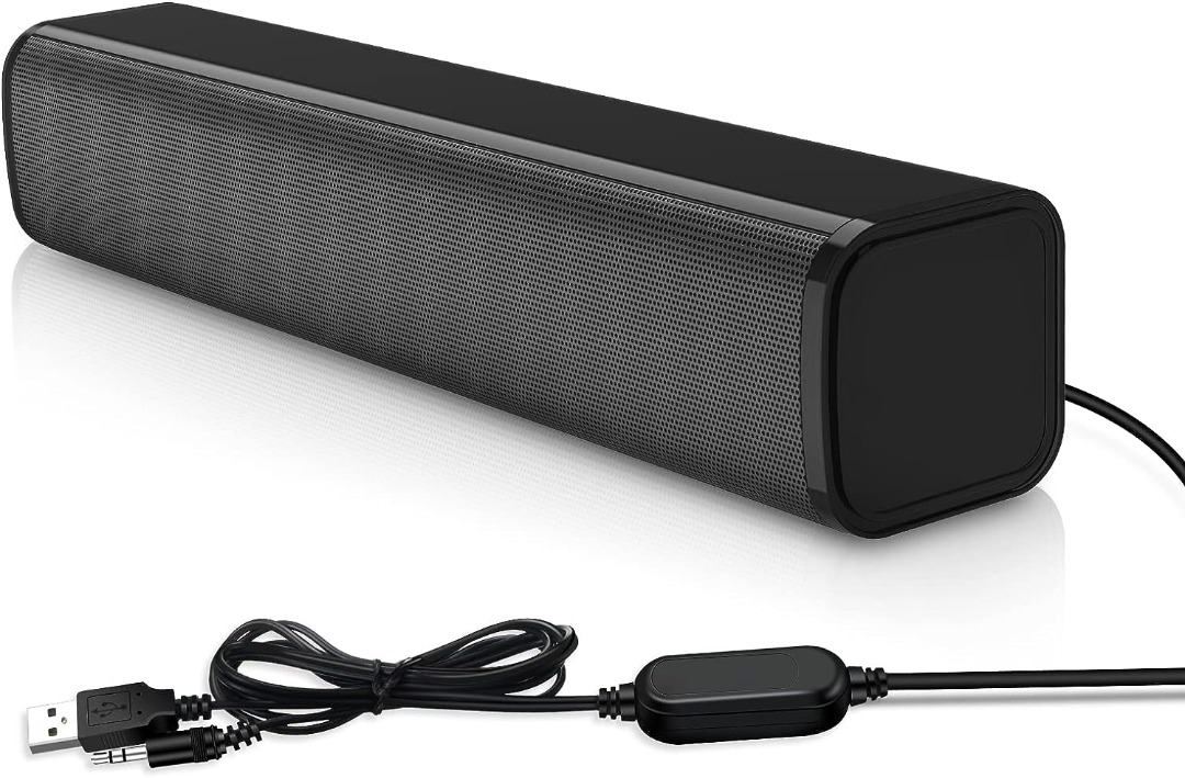 Computer Speakers With 6W 360 Degree Surround Sound Inline Volume