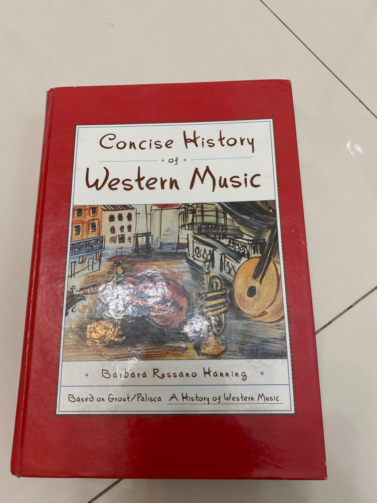 Concise history or western music, 興趣及遊戲, 書本& 文具, 教科書
