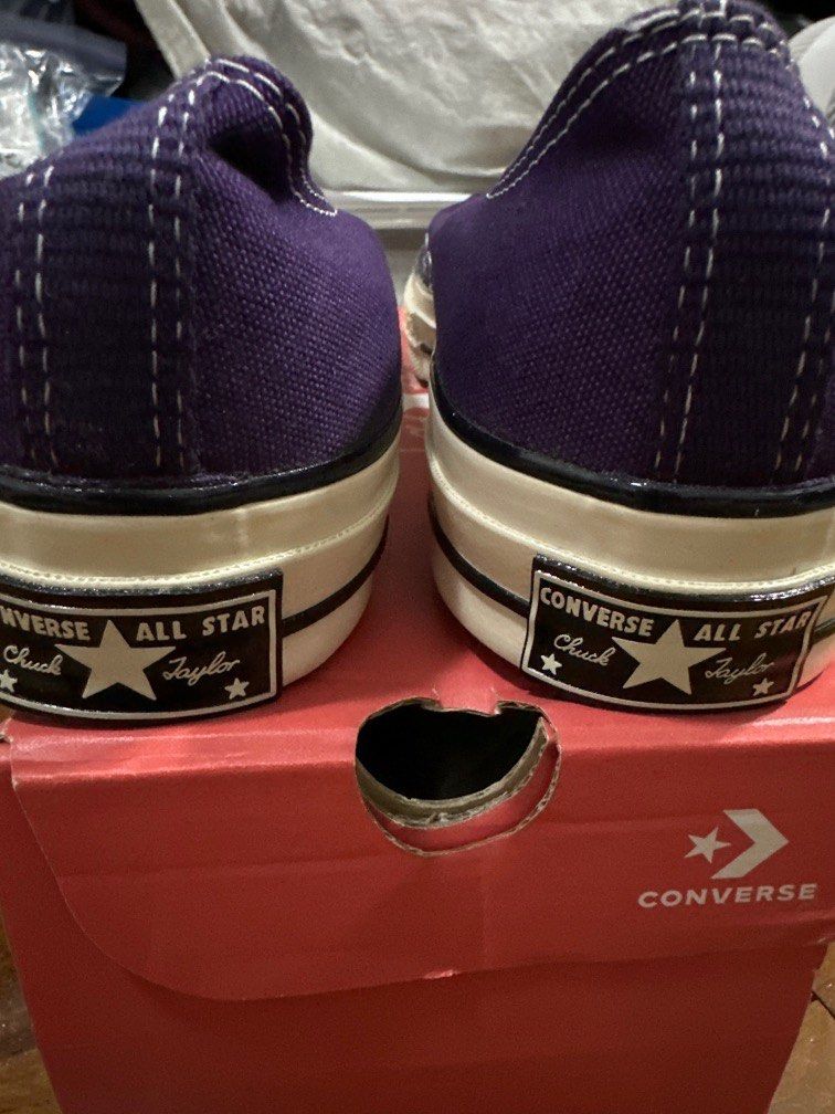 Purple metallic converse online