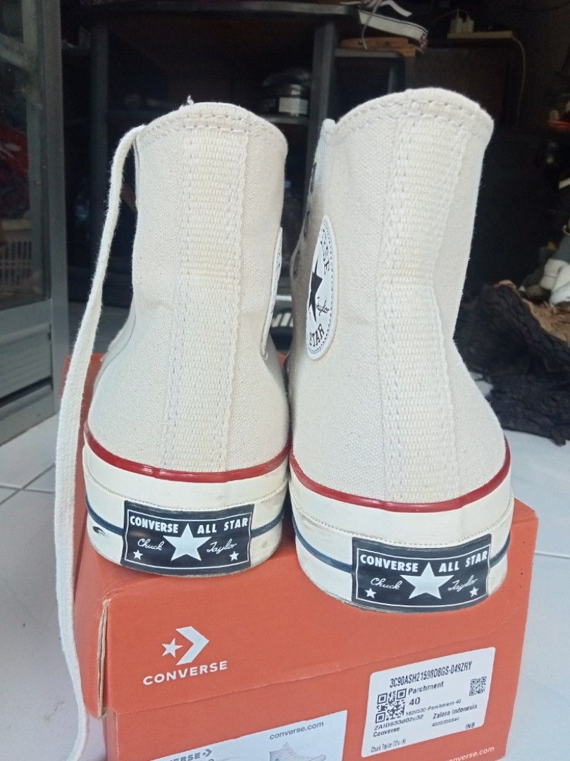 Converse Chuck 70 s Parchment Ori Zalora Fesyen Pria Sepatu
