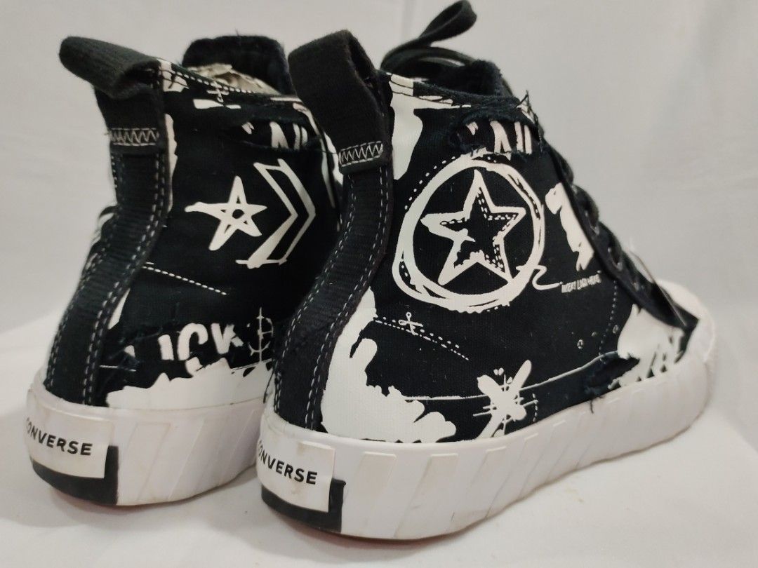 Converse UNT1TL3D Script Print Men s Fashion Footwear Sneakers