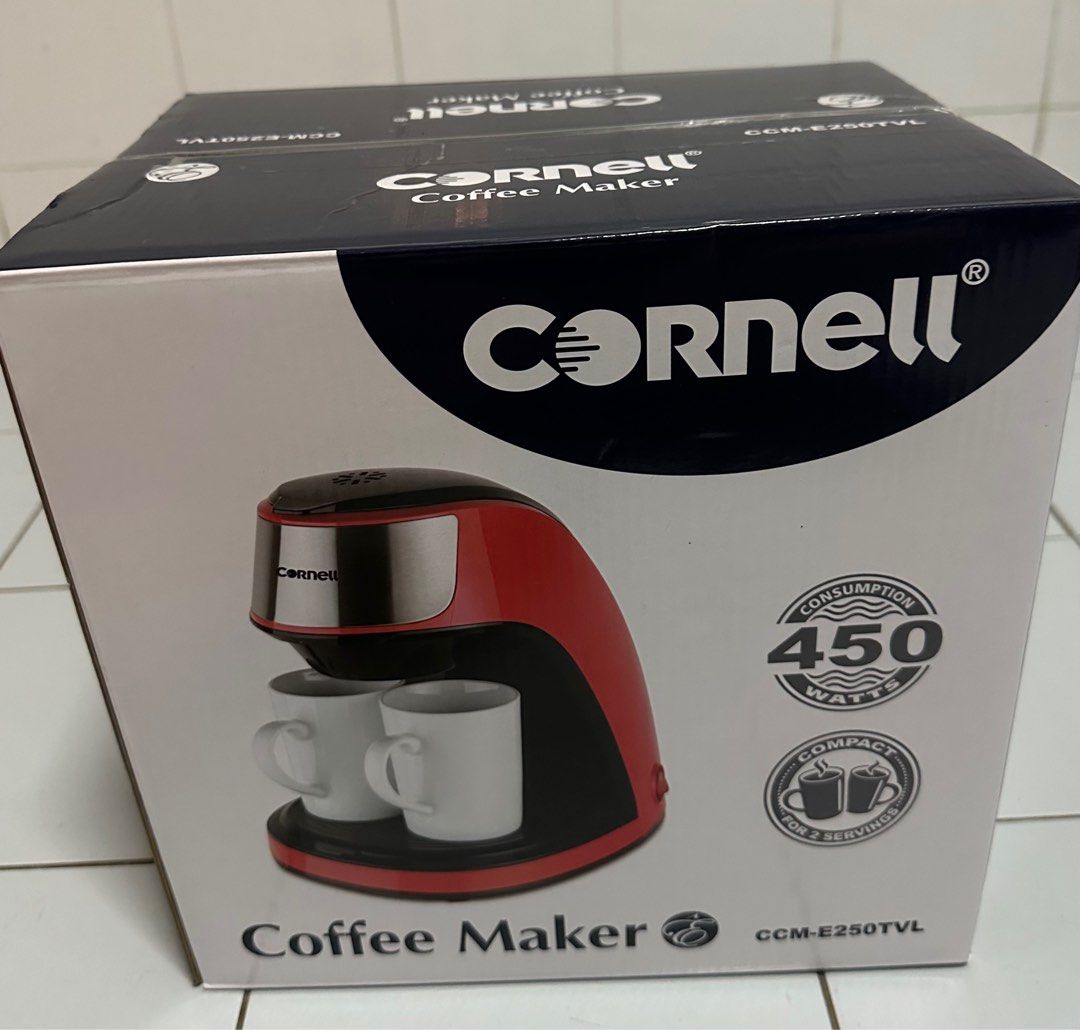 Cornell 2 Cups Coffee Maker CCME250TVL - Amtek Marketing Services Pte Ltd