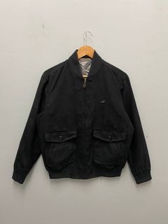 Crocodile harrington jacket double pocket style