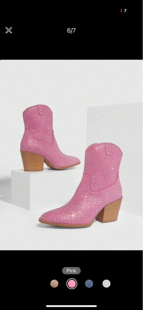 Glamorous cowboy boots hotsell