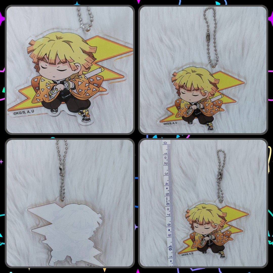 Demon Slayer - Zenitsu Acrylic Keychain (Category: Character Goods) located in Antipolo. Submitted by bhabiegraciefashionlab (Listing ID 1247989091, Image 1). Description: 80 Php + Sf 2 pcs avail on hand 💥Demon Slayer - Zenitsu Acrylic Keychain ✅ Like New ✅ Authentic from Japan ✅ Please refer to photo for size details #zenitsu #demonslayer #keychain #acrylickeychain.