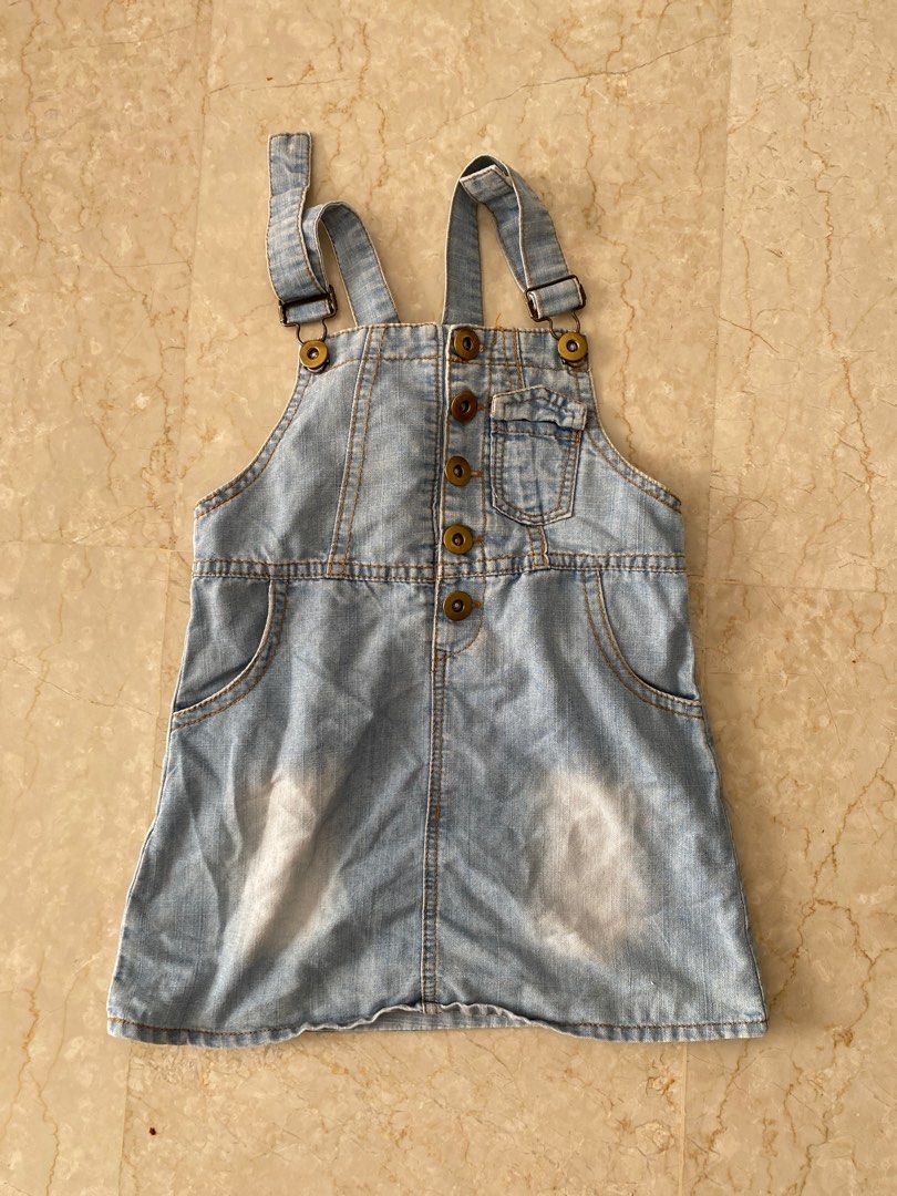 Denim Overall dress skirt girls Babies Kids Babies Kids