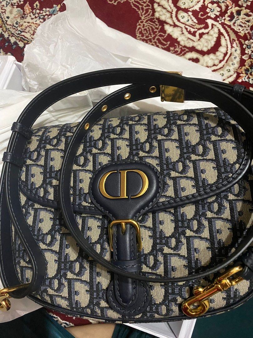 Unboxing] Dior Bobby Bag - Blue Dior Oblique Jacquard 