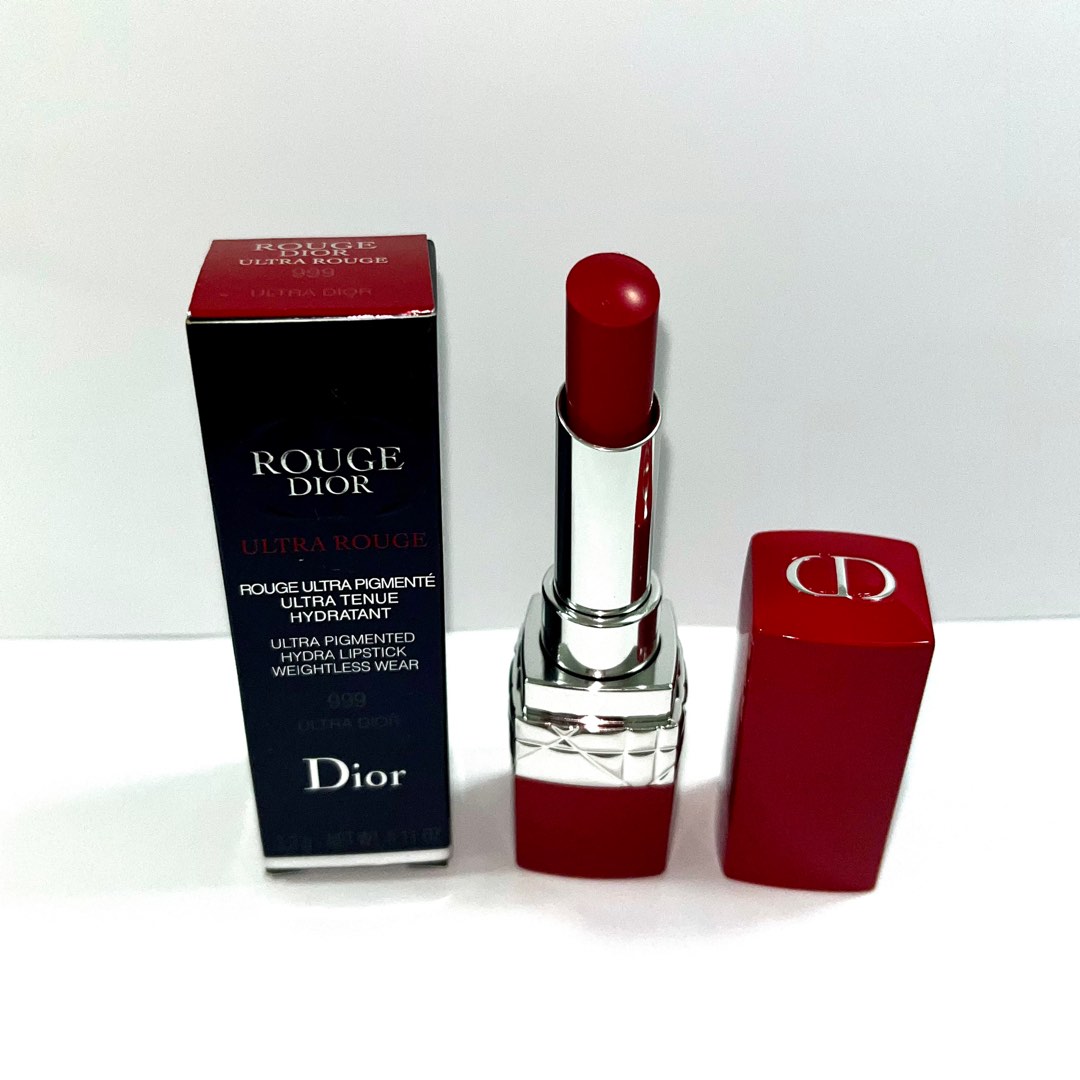Dior Rouge Dior Ultra Rouge Lipstick 999 ULTRA DIOR, Beauty & Personal ...