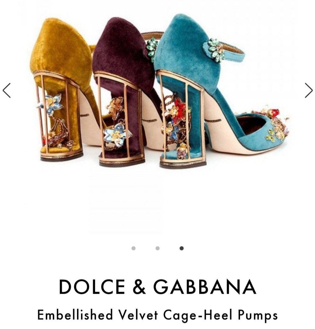 Dolce and sales gabbana cage heels