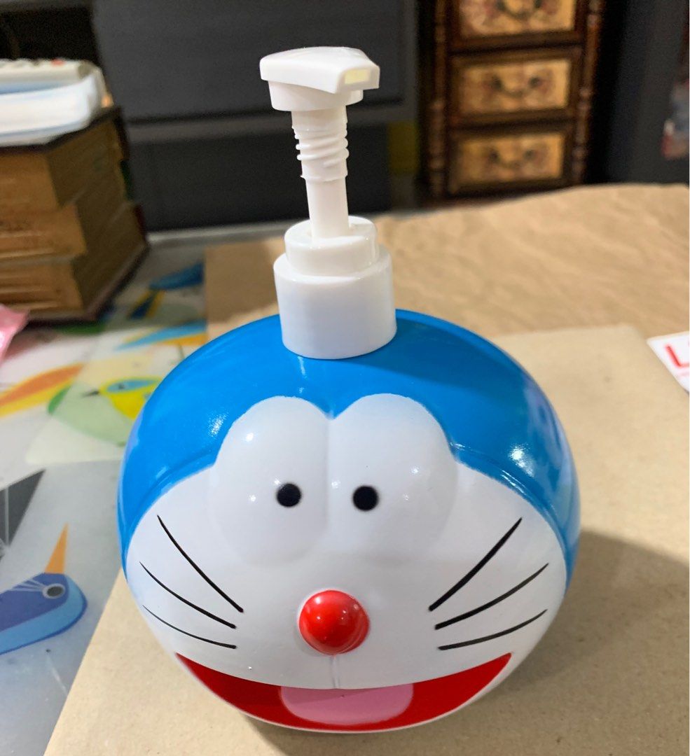 Doraemon shower pump bottle, Beauty & Personal Care, Bath & Body, Bath