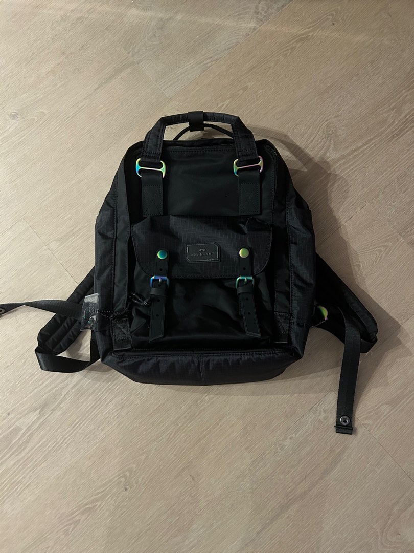 Doughnut macaroon black new arrivals backpack