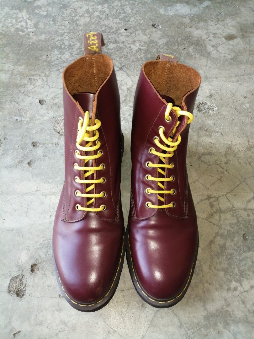 Dr Martens 1460 Oxblood 8i Men s Fashion Footwear Boots on
