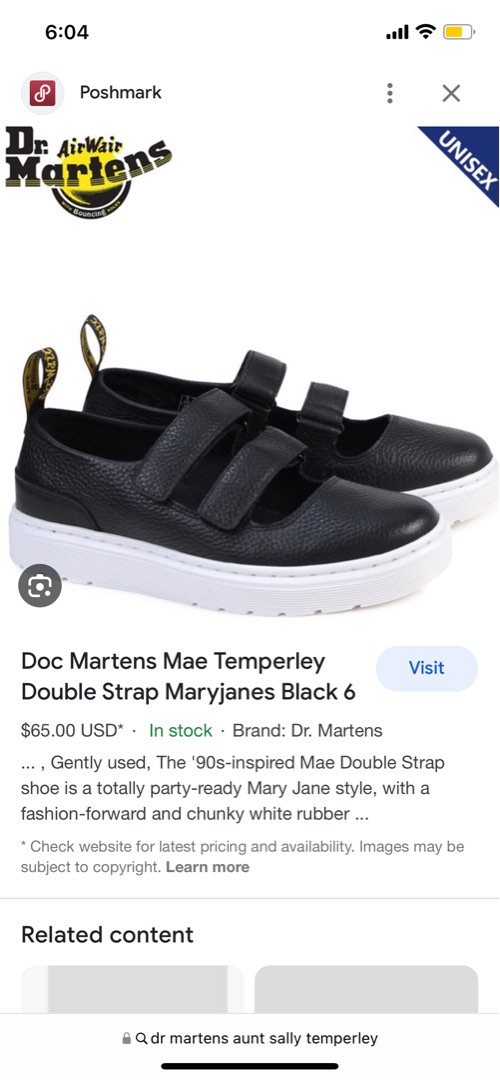 Dr. martens mae double strap mary jane shoe sale