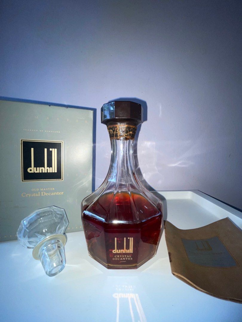 Whiskey Decanter Dunhill Old Master Crystal Decanter Premium