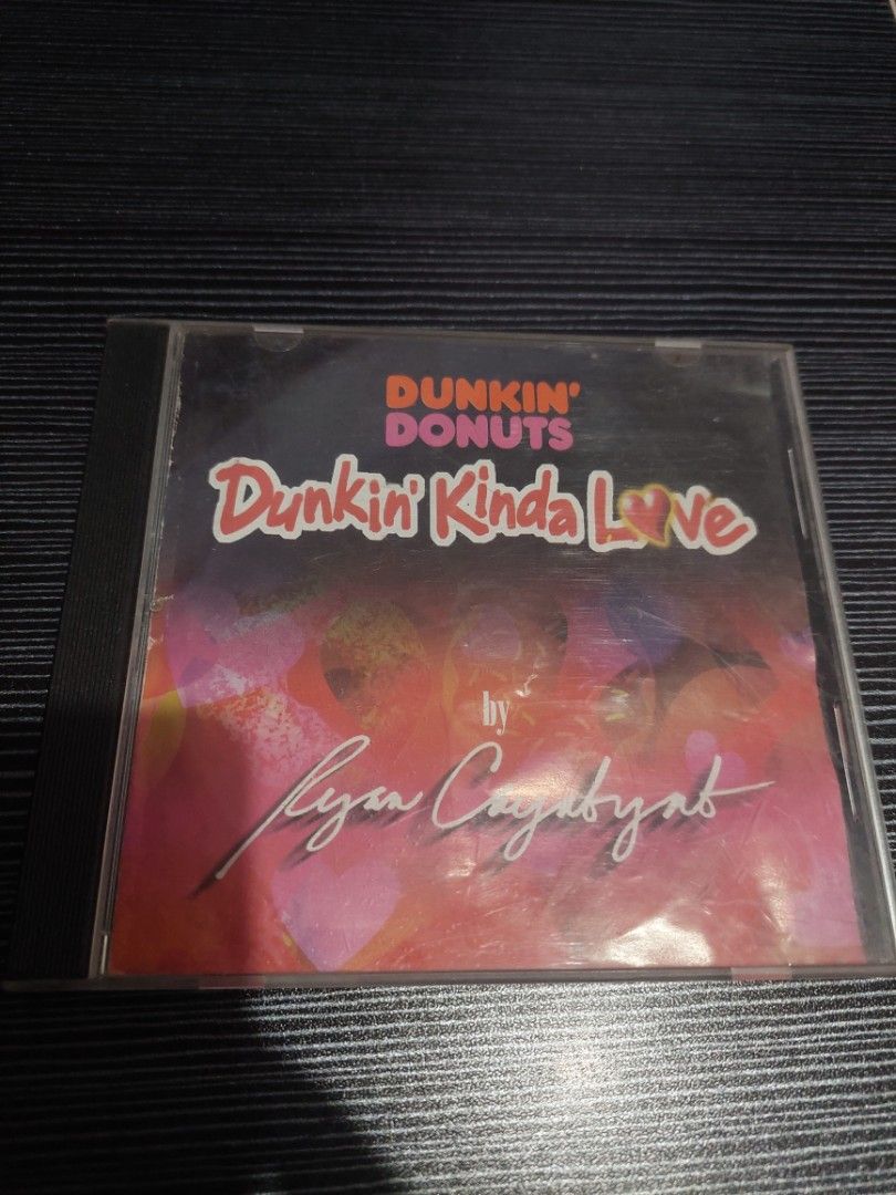 DUNKIN DONUTS DUNKIN' KINDA LOVE BY RYAN CAYABYAB (Category: Storybooks) located in Floridablanca. Submitted by rzdl. (Listing ID 1247935976, Image 1). Description: DUNKIN DONUTS DUNKIN' KINDA LOVE BY RYAN CAYABYAB some scratches sa lalagyan mop gcash.