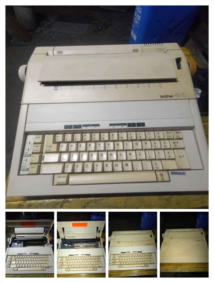 Electric typewriter Brother AX15, Hobbies & Toys, Memorabilia