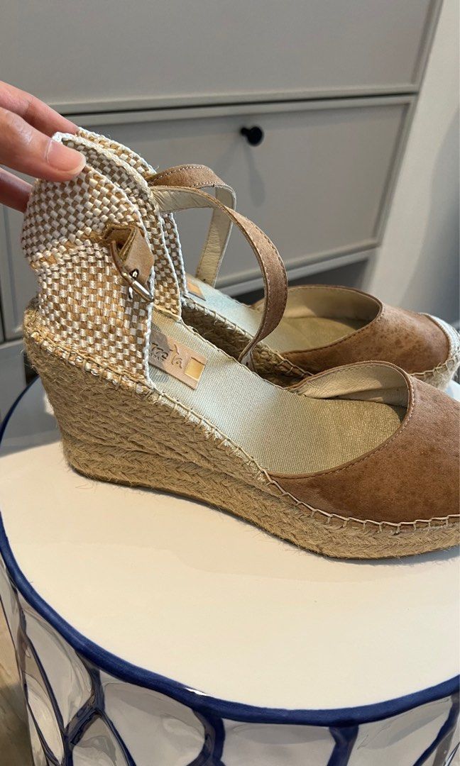 Espadrille Wedge Sandals Vidoretta Spanish brand Women s Fashion Footwear Wedges on Carousell