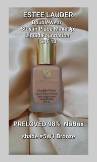 ESTEE LAUDER DoubleWear Stay in Place Makeup Liquid Foundation SPF 10 (PRELOVED 98%  NoBox)