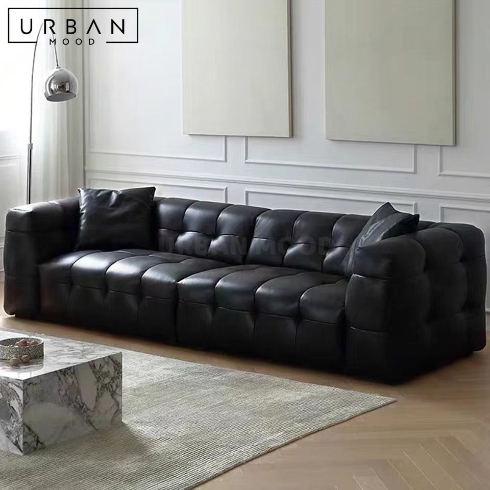 Evo Modern Leather Sofa Furniture