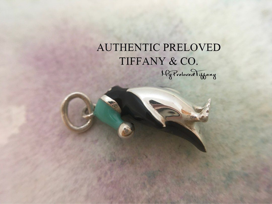 Tiffany penguin keychain on sale