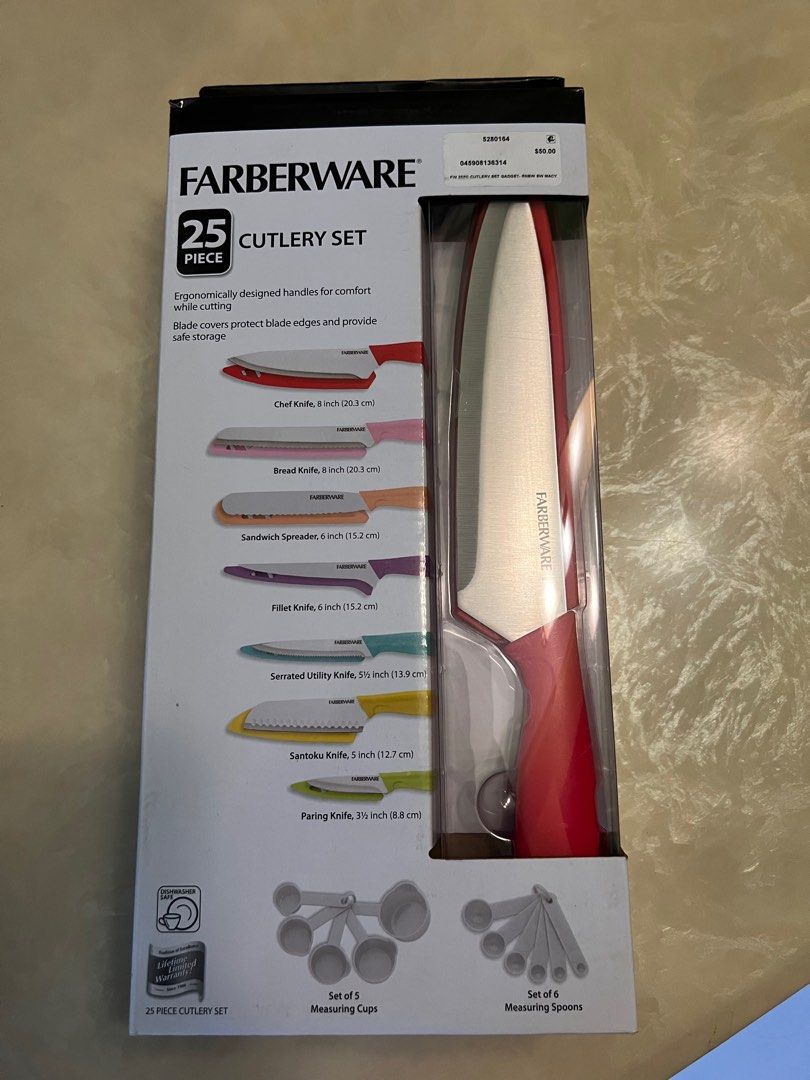 Farberware knife set on Carousell