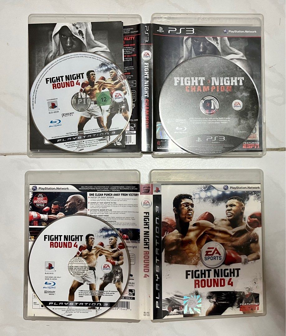 FIGHT NIGHT BOXING / UFC MMA PS3 XBOX 360 GAMES