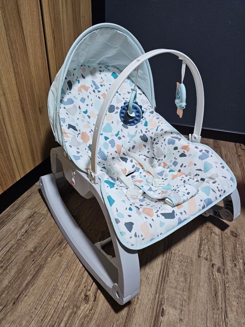 Grey fisher price top rocker