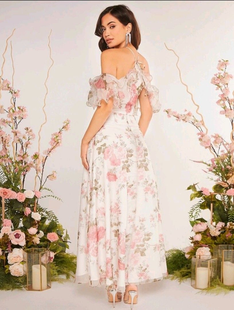 Maxi flower top