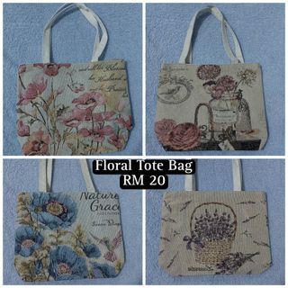 Floral Tote Bag