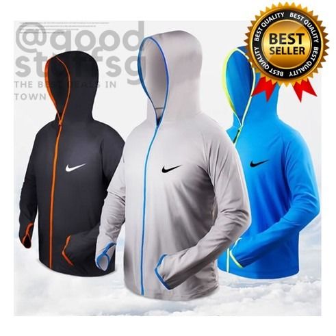 FREE 🚚] Nike Adidas Hoodie Jacket Fishing Clothing Sun Protection Clothing  Lightweight Soft Sunscreen Sunscreen UV Protection Jacket Long Sleeve Shirts,  Men's Fashion, Coats, Jackets and Outerwear on Carousell