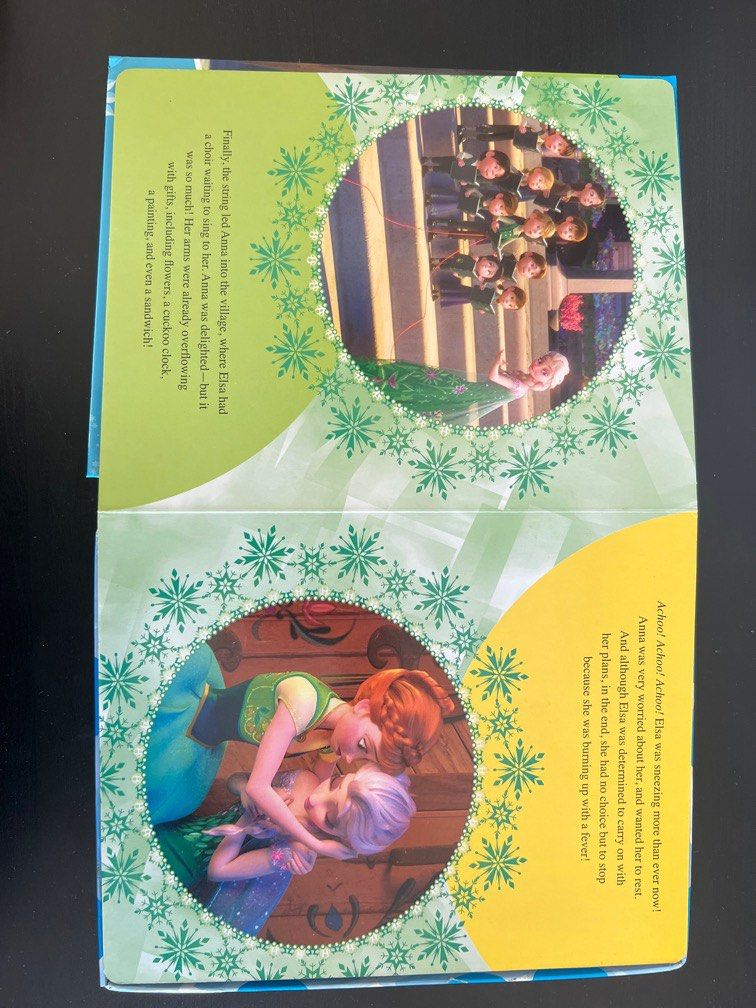 Frozen fever story book, figurine and playmat, Hobbies & Toys, Books