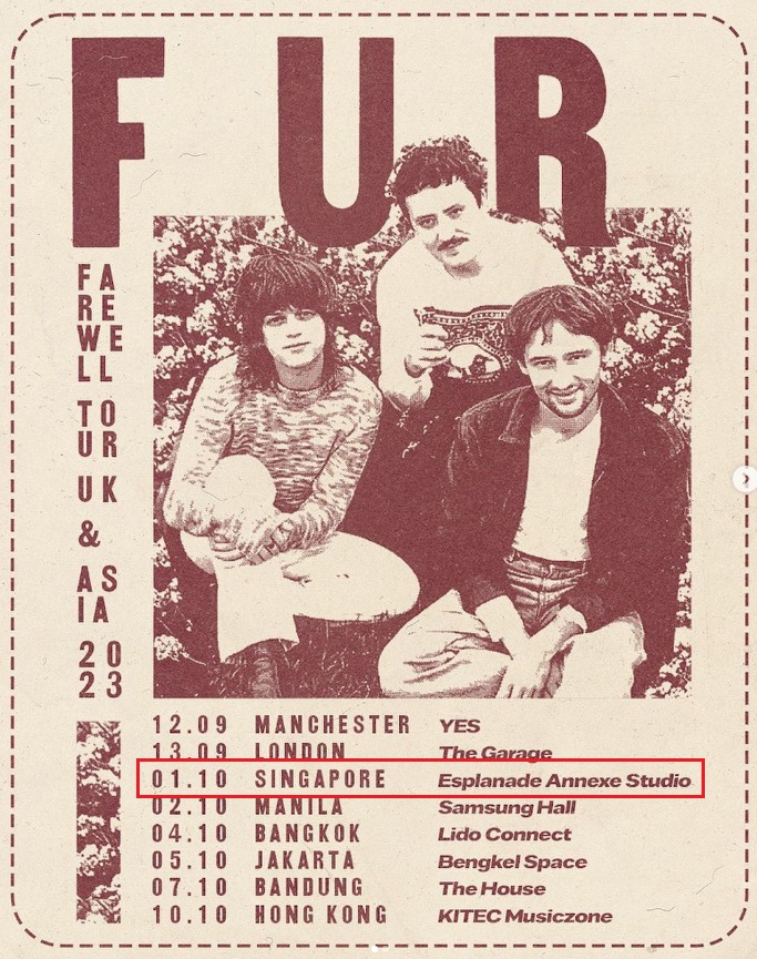 FUR Singapore 1st October 2023 Concert (Free Standing), Tickets ...
