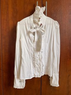 Gothic lolita aristocrat white shirt with cufflinks