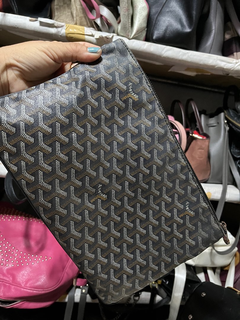 Goyard pouch, Luxury, Bags & Wallets on Carousell