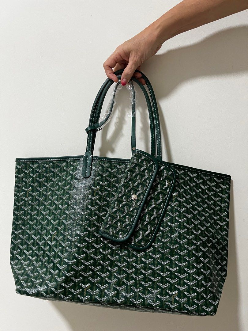 Maison Goyard St Louis PM Gris (Grey) - Brand new sealed handles, full set,  receipt, Luxury, Bags & Wallets on Carousell