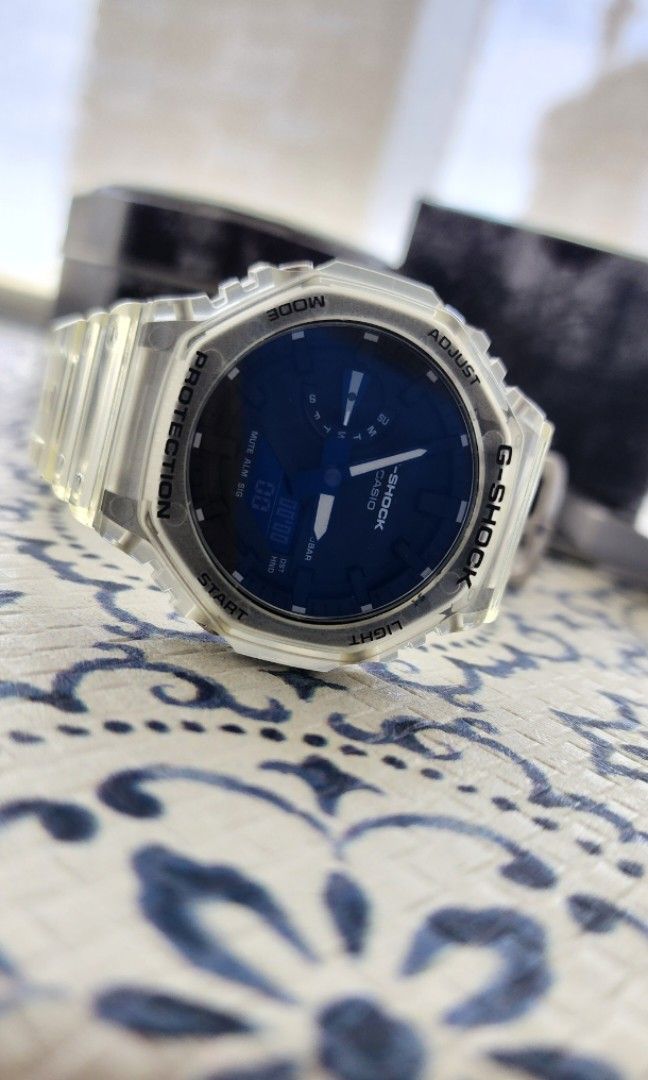 casio g shock skeleton series watch ga 2100ske 7aer