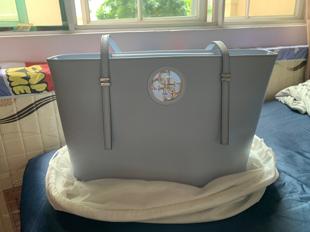 Guess light blue new arrivals handbag
