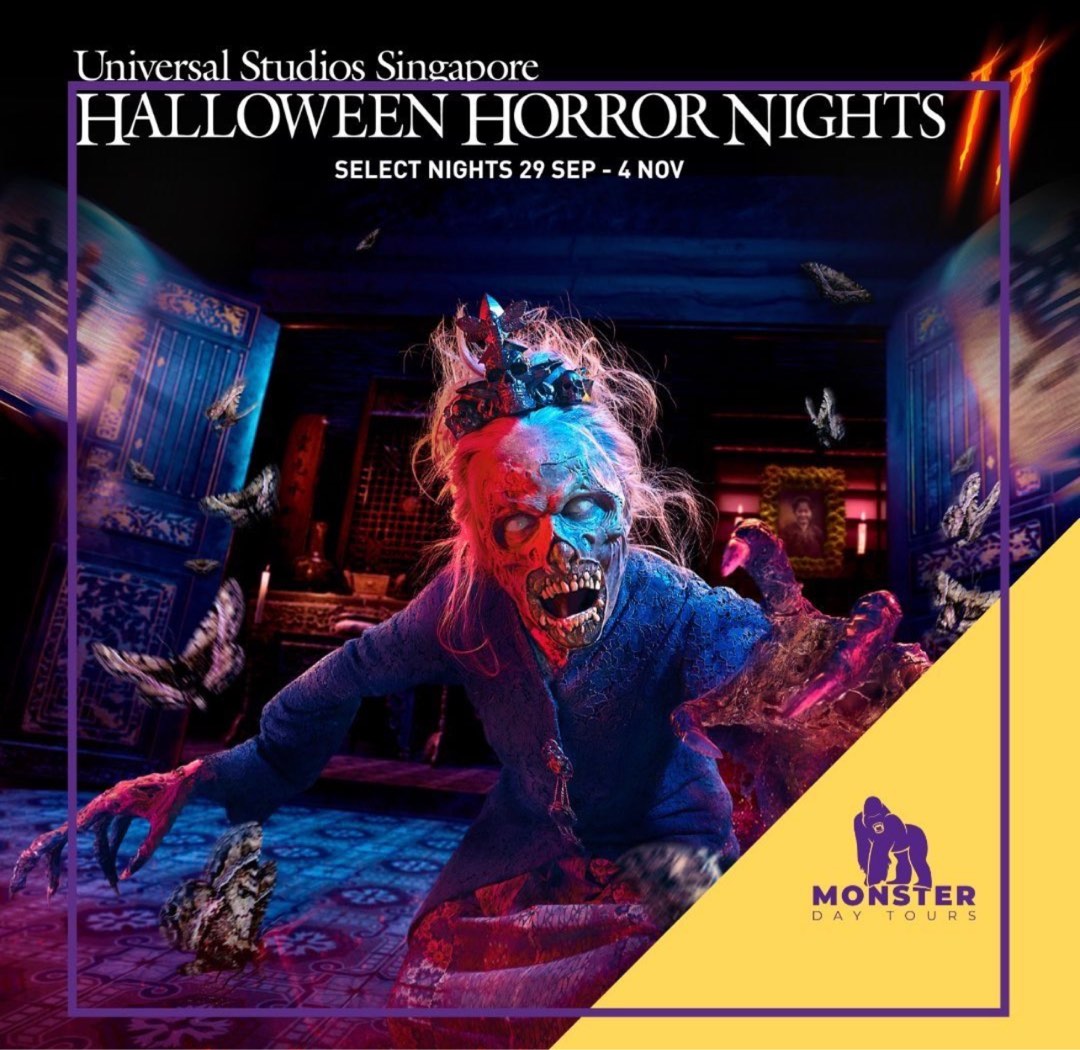 2 X Entrance ticket Halloween Horror night 2023 12 Oct Thurs Non Peak