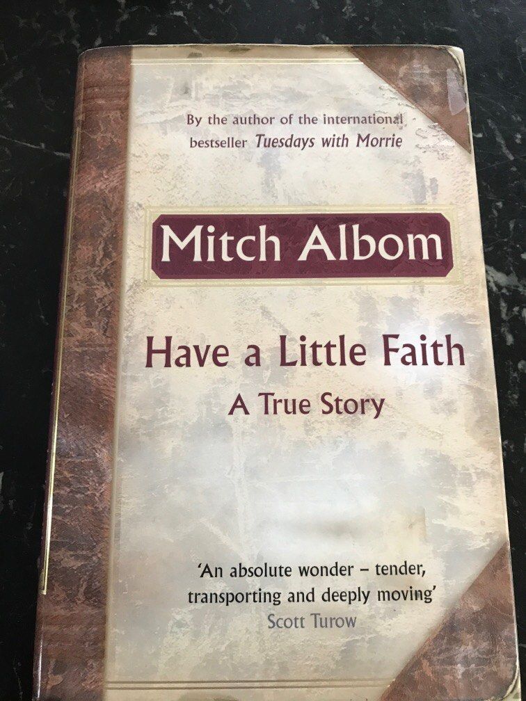 Have　on　Toys,　A　Magazines,　A　(Hard　Non-Fiction　Little　Carousell　Faith　by　Albom,　Story　cover)　True　Mitch　Hobbies　Books　Fiction