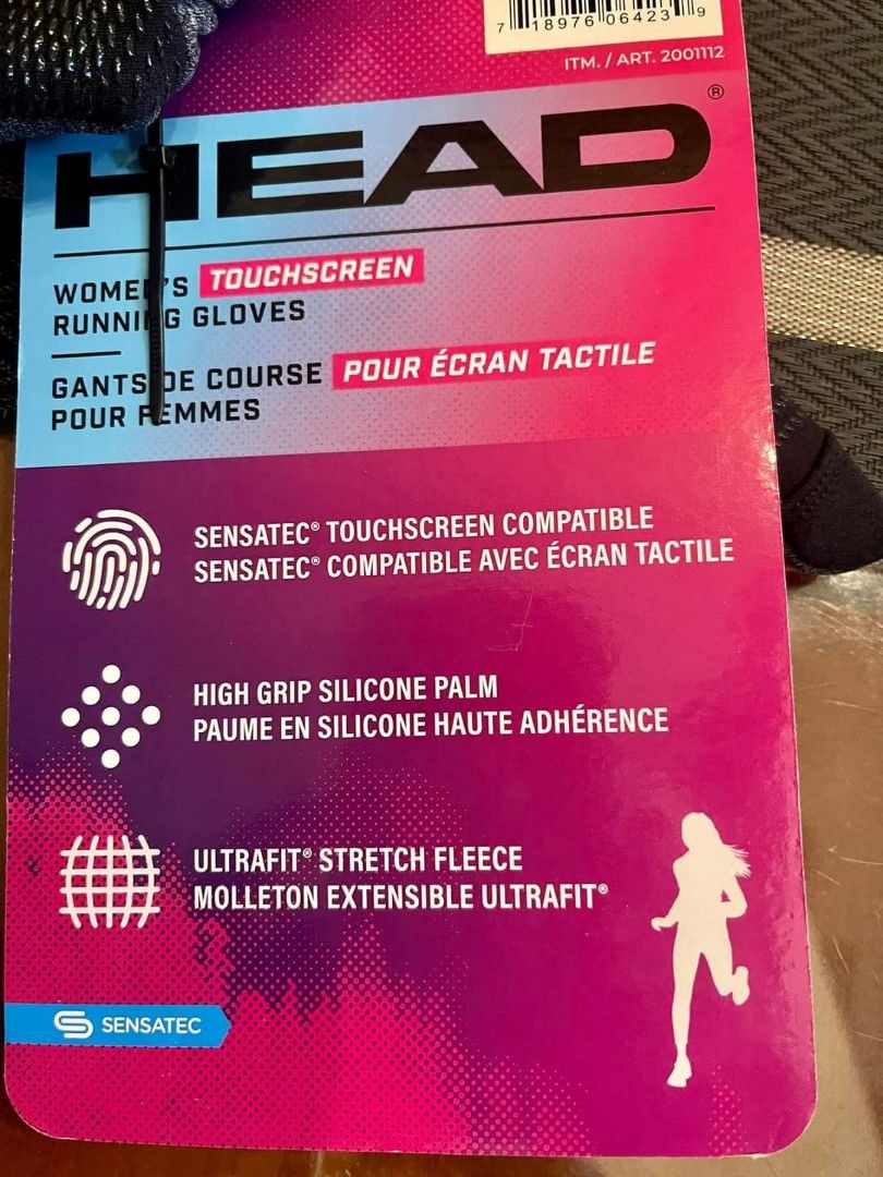 Head women's touchscreen running gloves online
