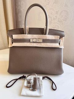 Hermes Birkin 30cm Etoupe Togo Birkin Gold Taupe Bag Z Stamp, 2021