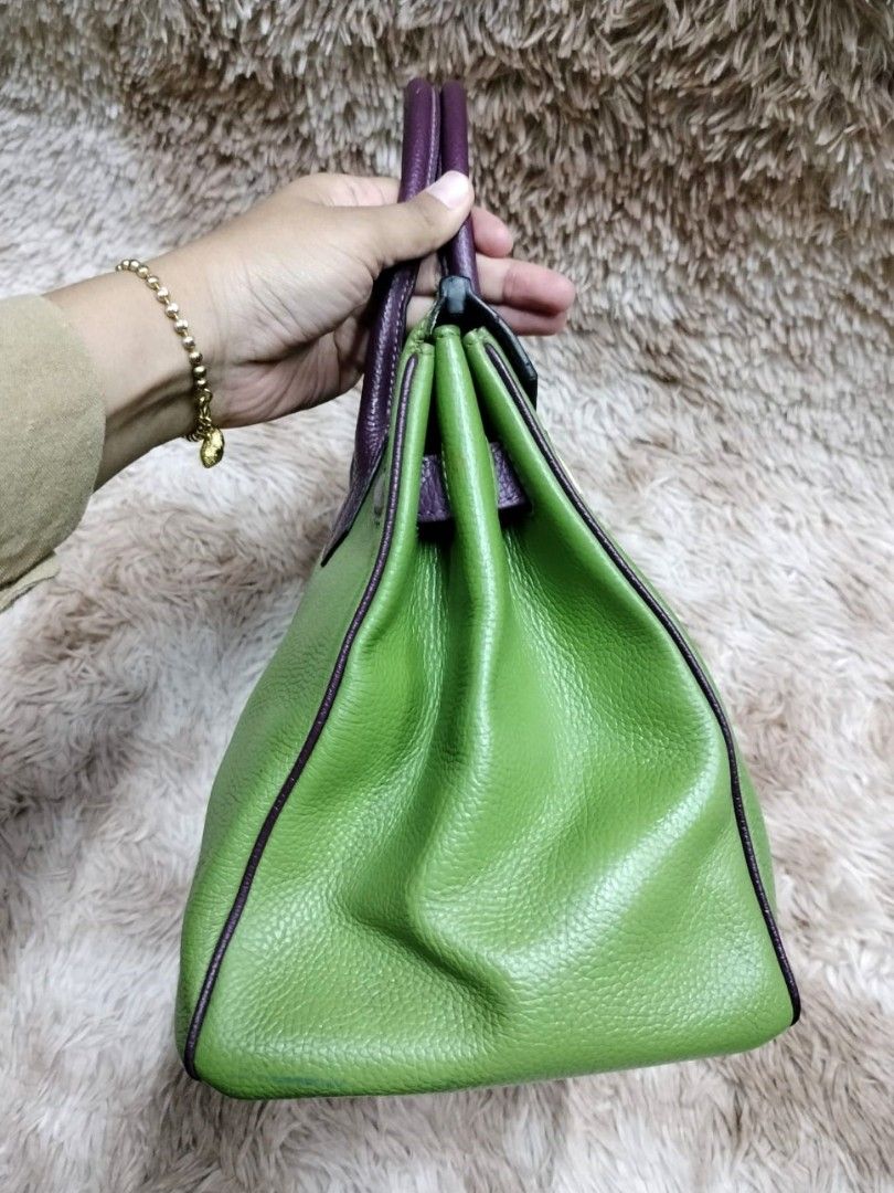 HERMES BIRKIN TWO TONE HANDCARRY BAG