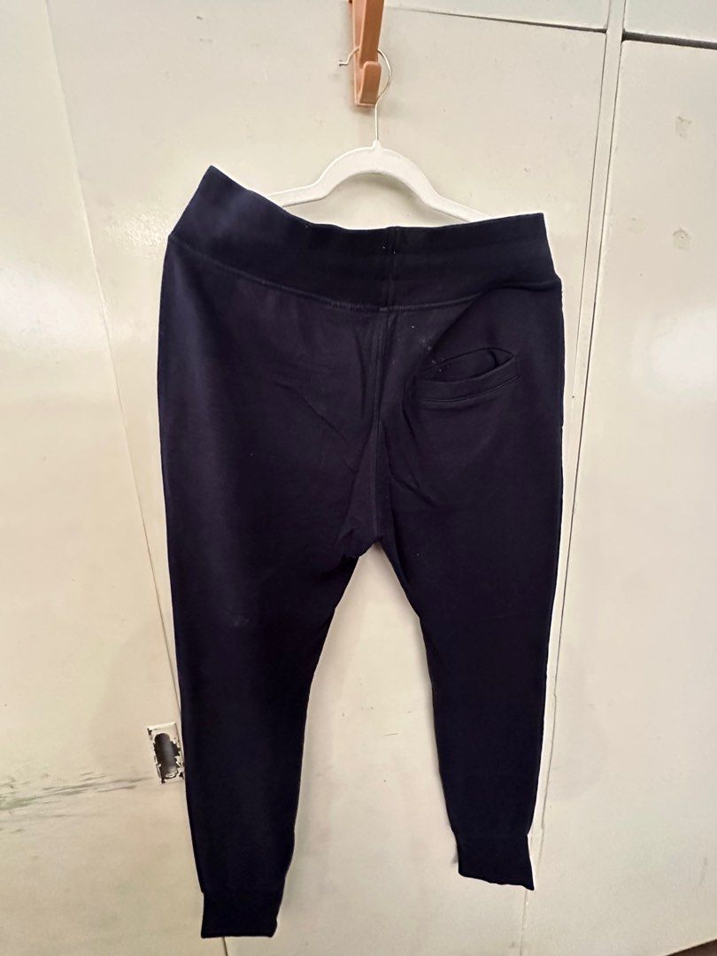 H&M divided jogger pants navy blue, Men's Fashion, Bottoms, Joggers