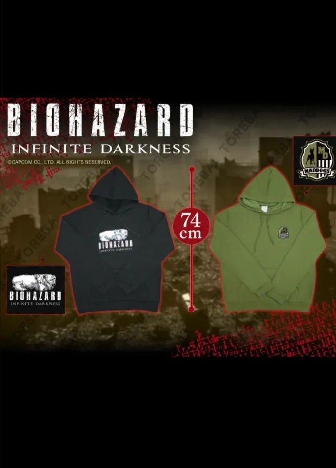 Biohazard Merch Hoodie merch resident evil biohazard, Fesyen Pria, Pakaian , Atasan di ...